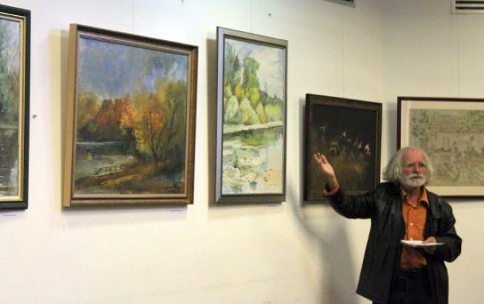 Kiállítás nyílt a Kecskeméti - Nagybányai Festőiskola alkotótáborában készült munkákból