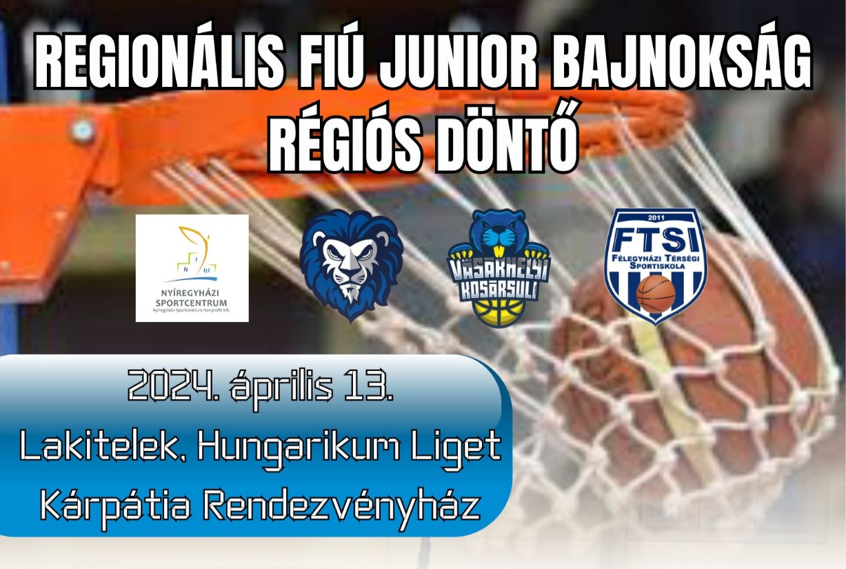 Regionális fiú junior bajnokság régiós döntő