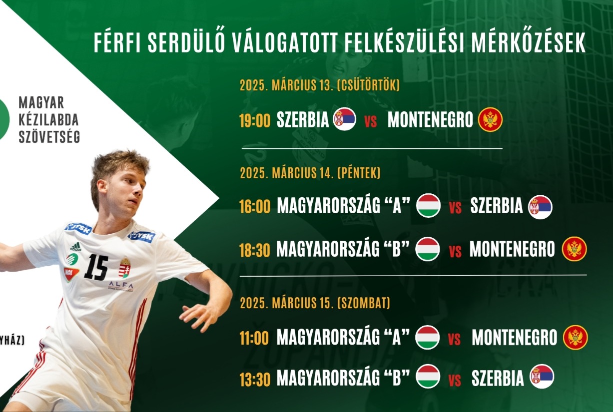 3 nemzet kézilabda tornája a Kárpátia Rendezvényházban