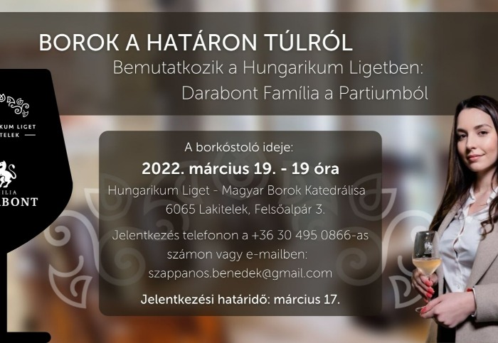 Borok a határon túlról: Darabont Família a Partiumból