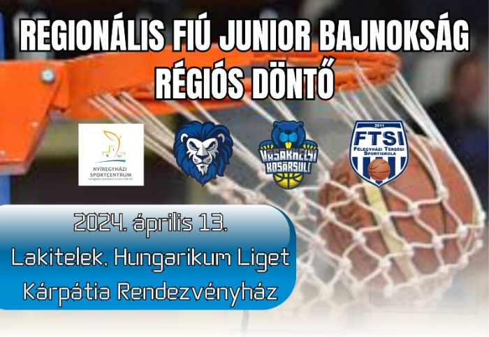 Regionális fiú junior bajnokság régiós döntő