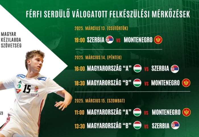 3 nemzet kézilabda tornája a Kárpátia Rendezvényházban