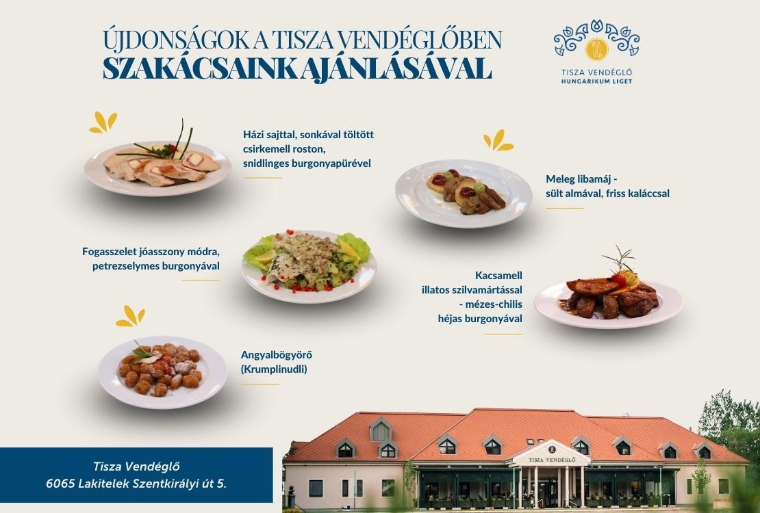 Szakácsaink ajánlata