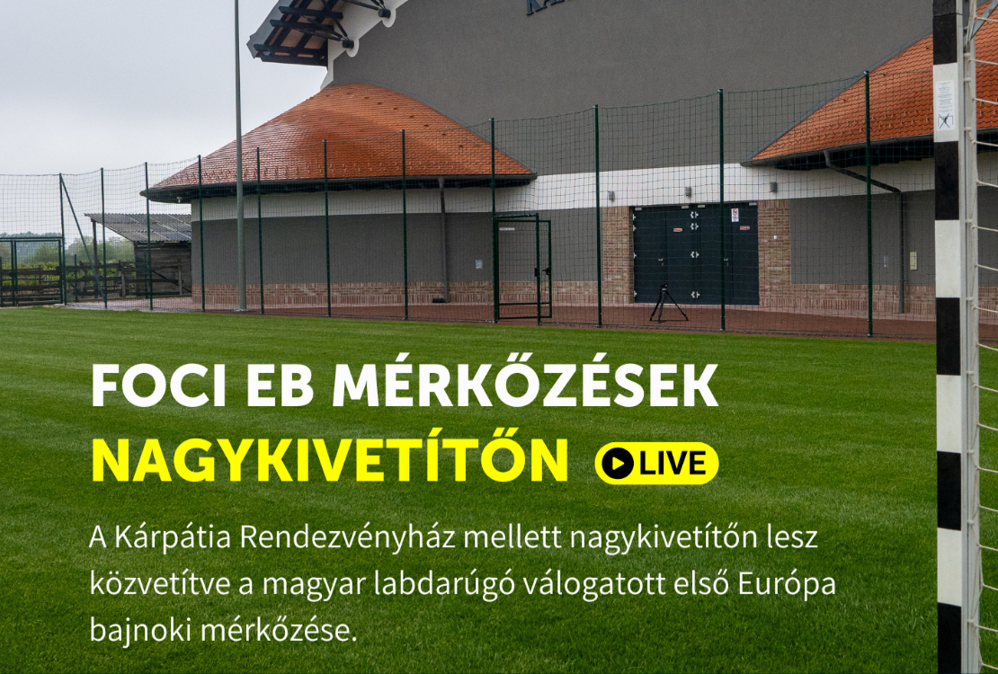 Foci EB mérkőzések nagykivetítőn