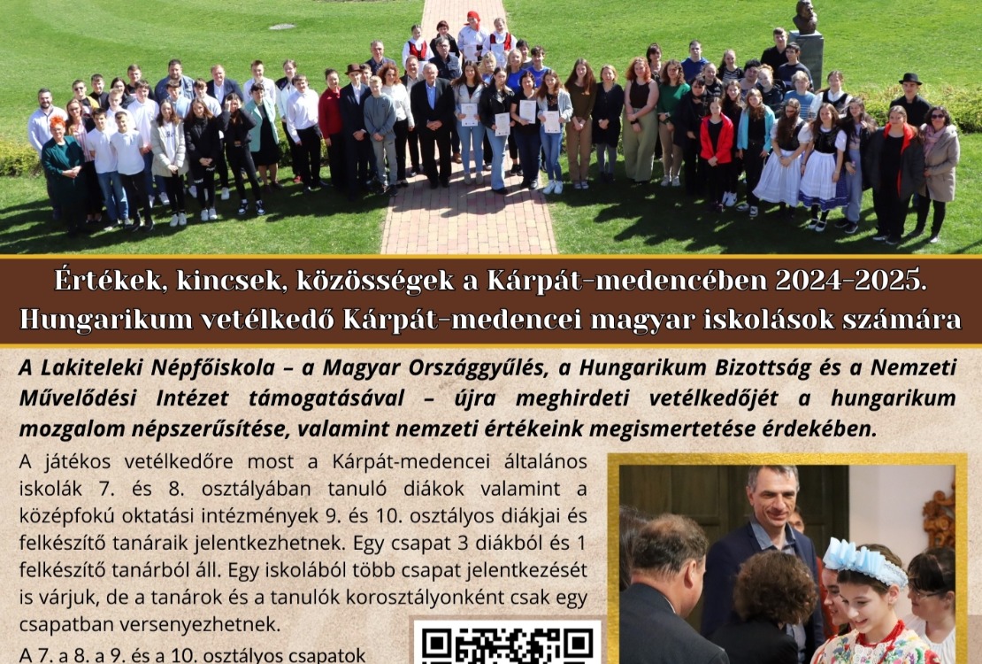 Hungarikum Vetélkedő 2024-2025 - pályázati felhívás