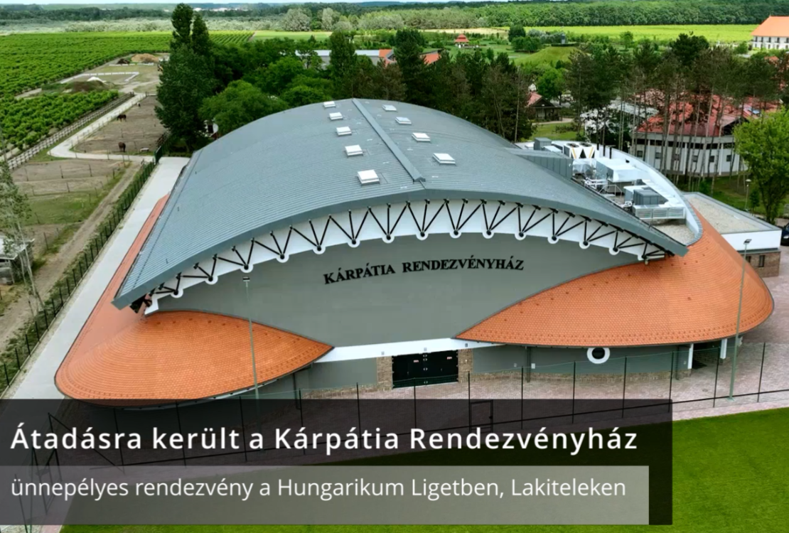 Átadták a Kárpátia Rendezvényházat - Videó